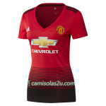 Camisolas de futebol Manchester United Mulher Equipamento Principal 2018/19 Manga Curta